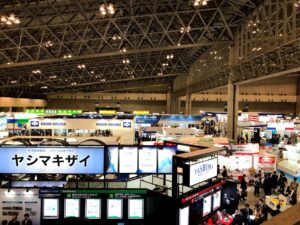 展示会場の横断幕